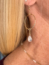 Load image into Gallery viewer, New Moon Drop Earrings - Sacred Shimmer