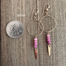 Load image into Gallery viewer, Ruby Hoop 20mm - Love Out Loud