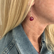Load image into Gallery viewer, Ruby Drop Earrings - Love Out Loud