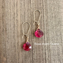 Load image into Gallery viewer, Rosé Drop Earrings - Love Out Loud