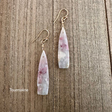Load image into Gallery viewer, Tourmaline Slab Earrings - Love Out Loud