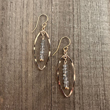 Load image into Gallery viewer, Labradorite Marquis (mini) Earrings - Sacred Shimmer