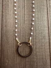 Load image into Gallery viewer, Pearl Circle Necklace