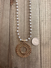 Load image into Gallery viewer, Solar Disc Necklace - Sacred Shimmer
