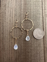 Load image into Gallery viewer, New Moon Drop Earrings - Sacred Shimmer
