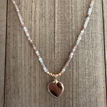 Load image into Gallery viewer, Heart of the Sea Necklace - Sacred Shimmer
