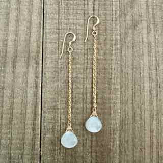 Moonstone Drop Earrings