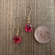 Load image into Gallery viewer, Rosé Drop Earrings - Love Out Loud
