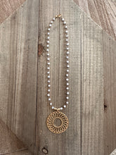 Load image into Gallery viewer, Solar Disc Necklace - Sacred Shimmer

