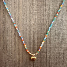 Load image into Gallery viewer, Kaleidoscope Heart Choker
