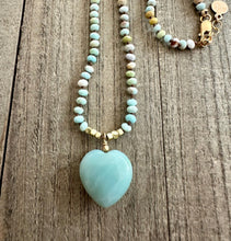 Load image into Gallery viewer, Beachy Heart Vibes Necklace
