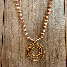 Load image into Gallery viewer, Sunset Spiral Necklace
