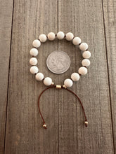 Load image into Gallery viewer, White Jade Adjustable Bracelet
