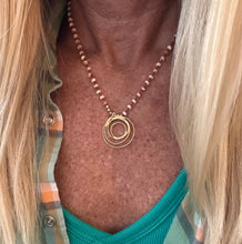Load image into Gallery viewer, Sunset Spiral Necklace
