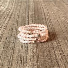 Load image into Gallery viewer, CRYSTAL CZ Champaigne Colored Ring Stack
