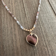 Load image into Gallery viewer, Heart of the Sea Necklace - Sacred Shimmer
