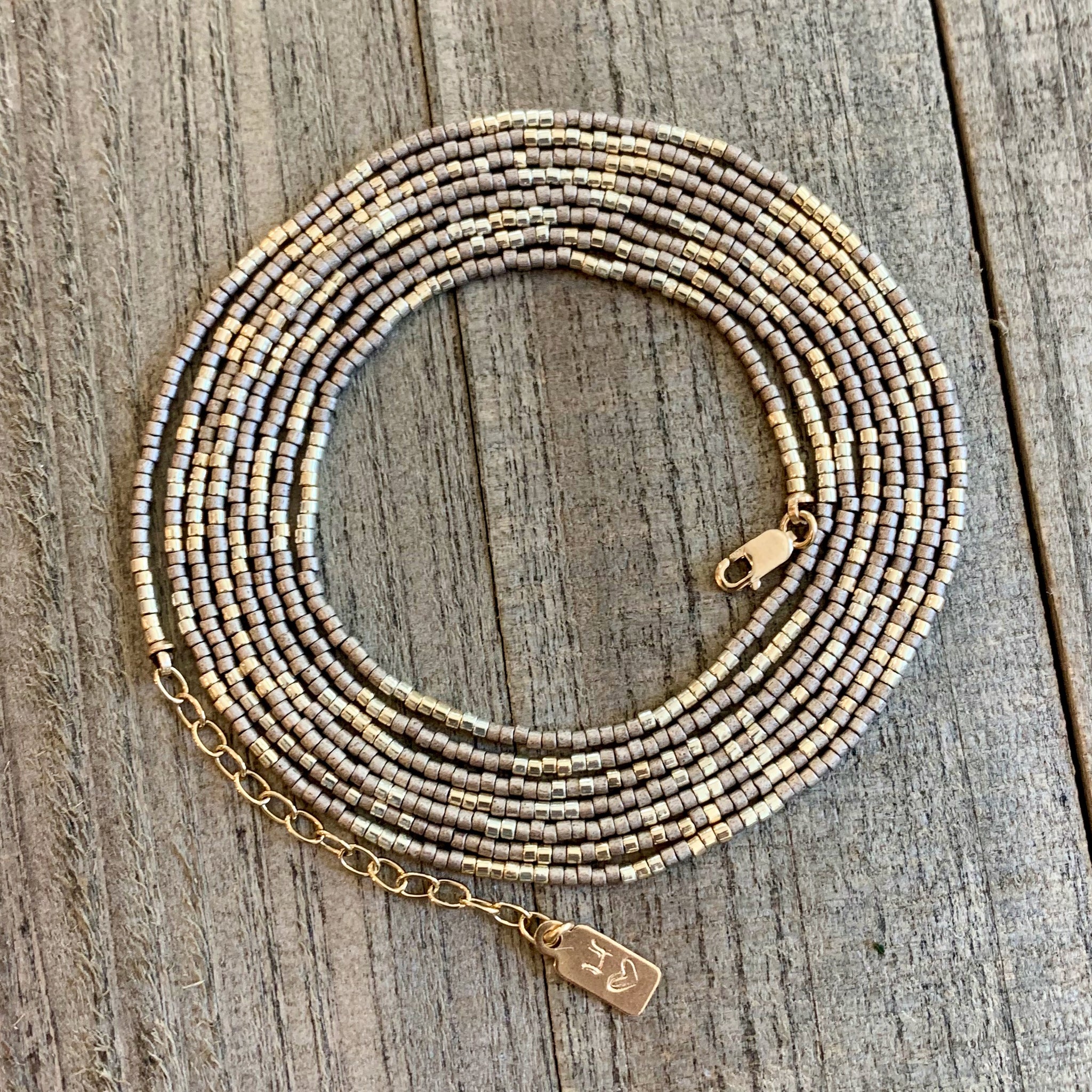 Gracie 5mm 14k Gold Filled Seed Wrap Bracelet – Ronnie M