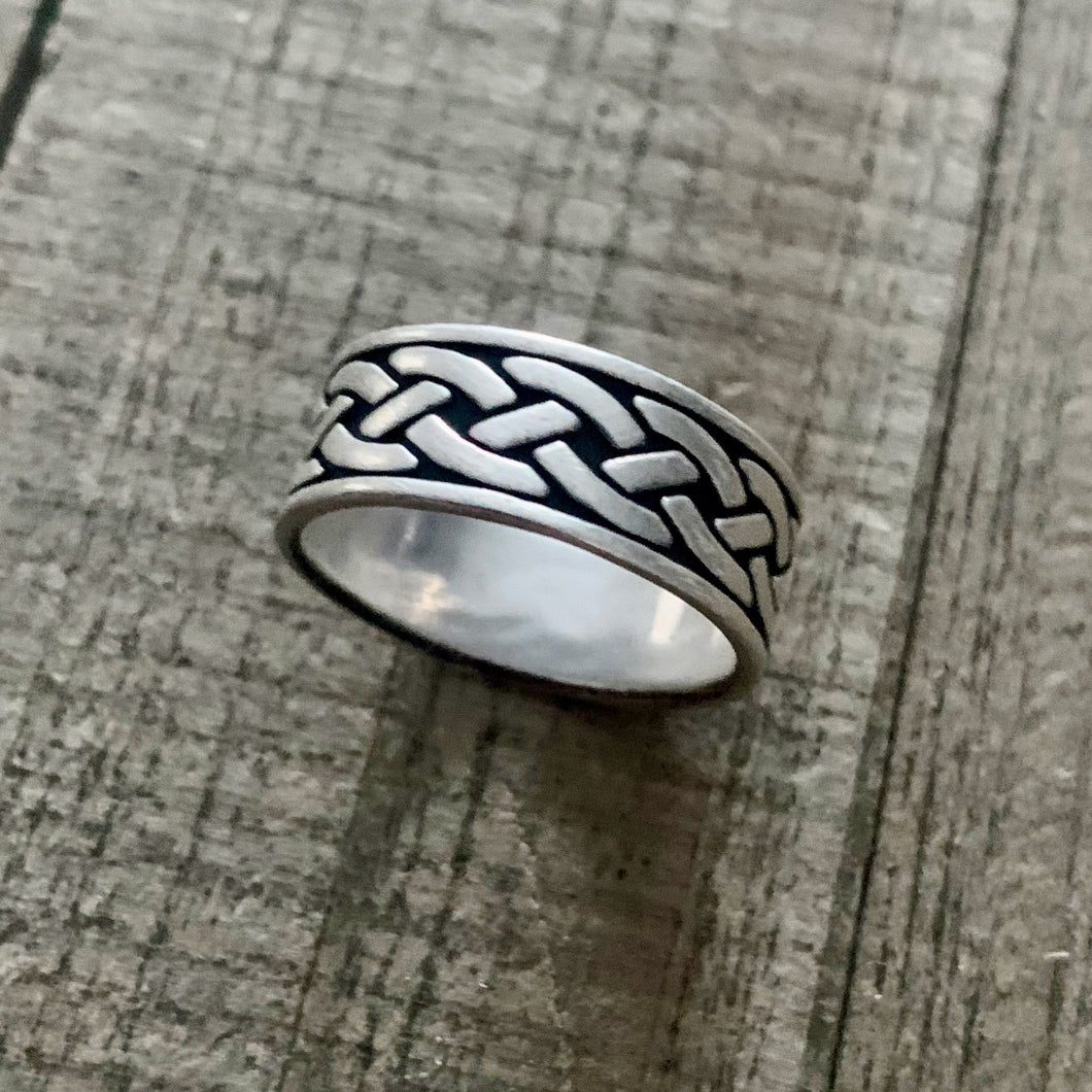 Sterling Silver Braided Celtic Ring